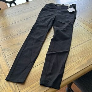 Women’s LC Lauren co tad super skinny pull on black leggings/pants size Small